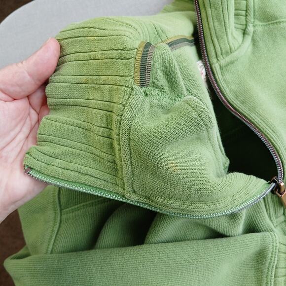 Tommy Bahama Green Sailfish Crest Logo Half-Zip Sweatshirt Mens XL cotton VTG - Picture 16 of 16